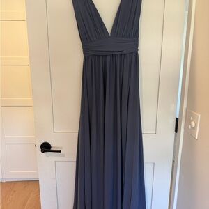 Lulu's Deep Blue Maxi Dress